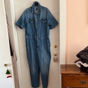 GAP Blue Denim Jumpsuit